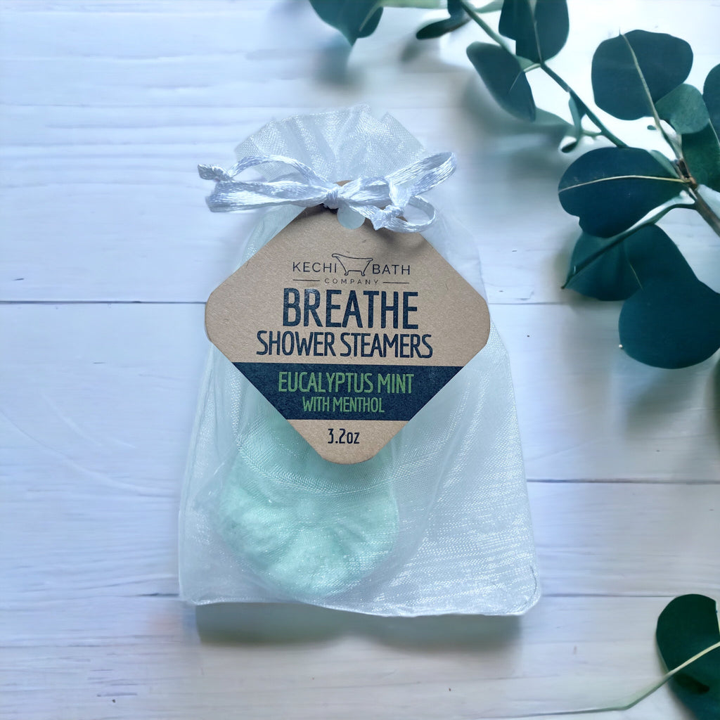 BREATHE | Eucalyptus Mint Aromatherapy Shower Steamers with Menthol