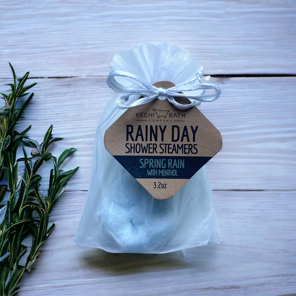 RAINY DAY | Aromatherapy Shower Steamers with Menthol