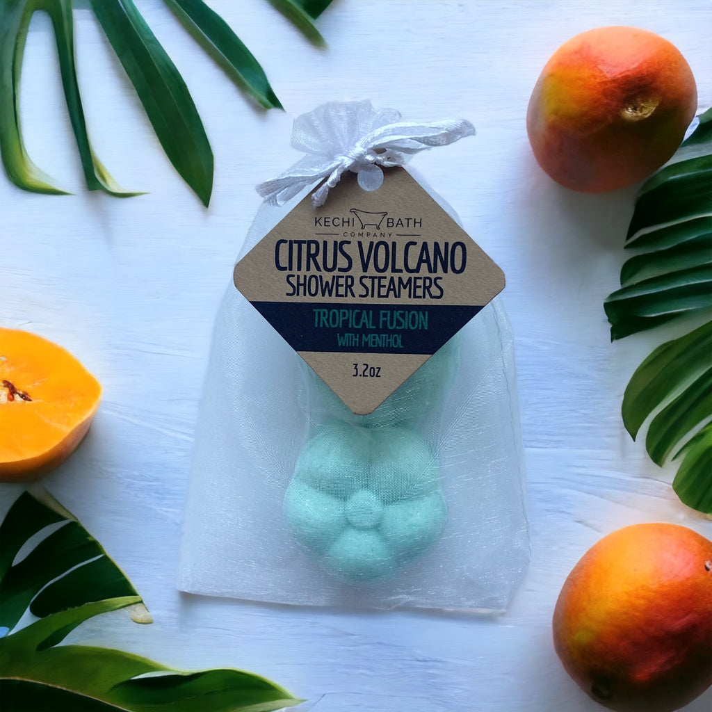 CITRUS VOLCANO | Aromatherapy Shower Steamers with Menthol