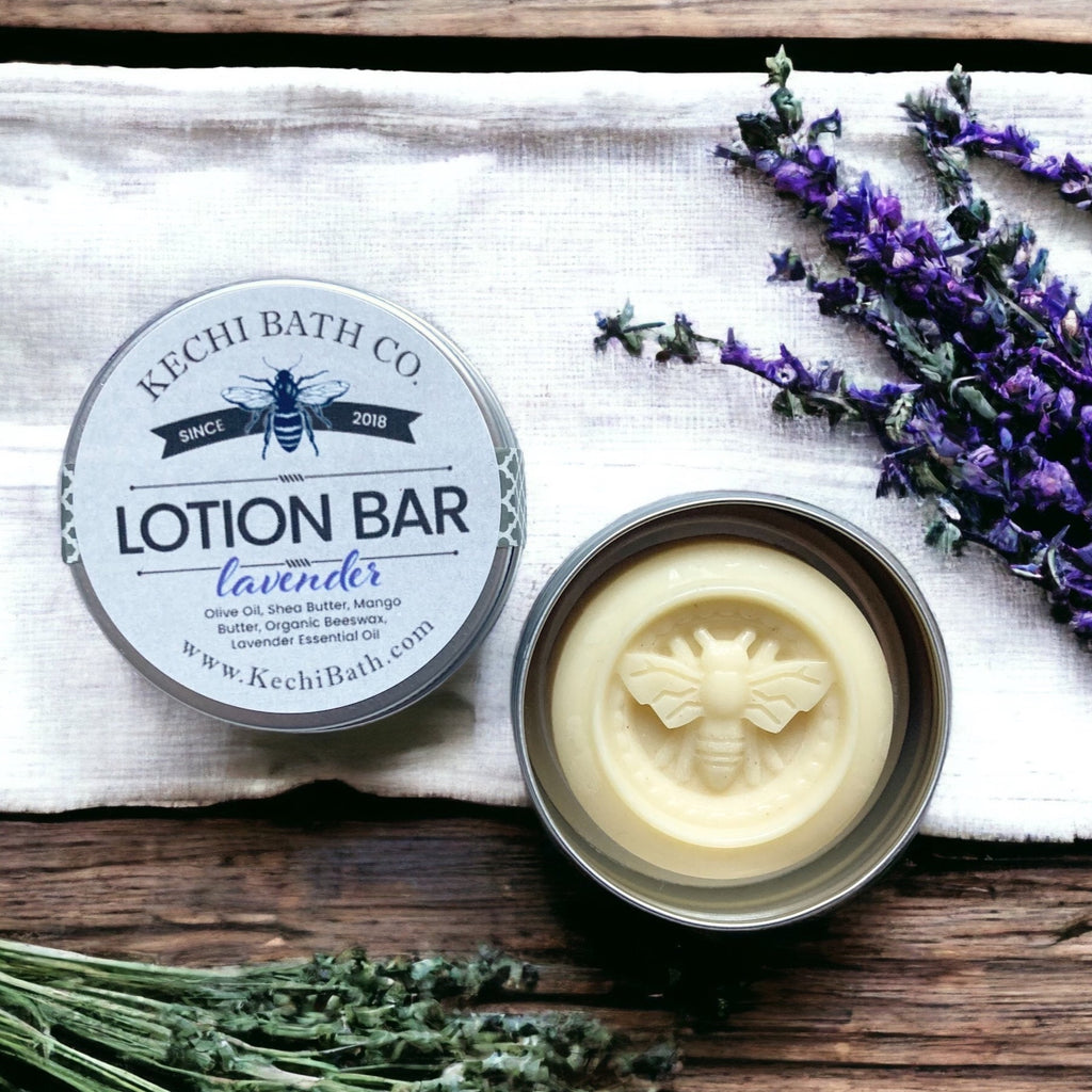 Lavender Natural Solid Lotion Bar | Heal | Moisturize