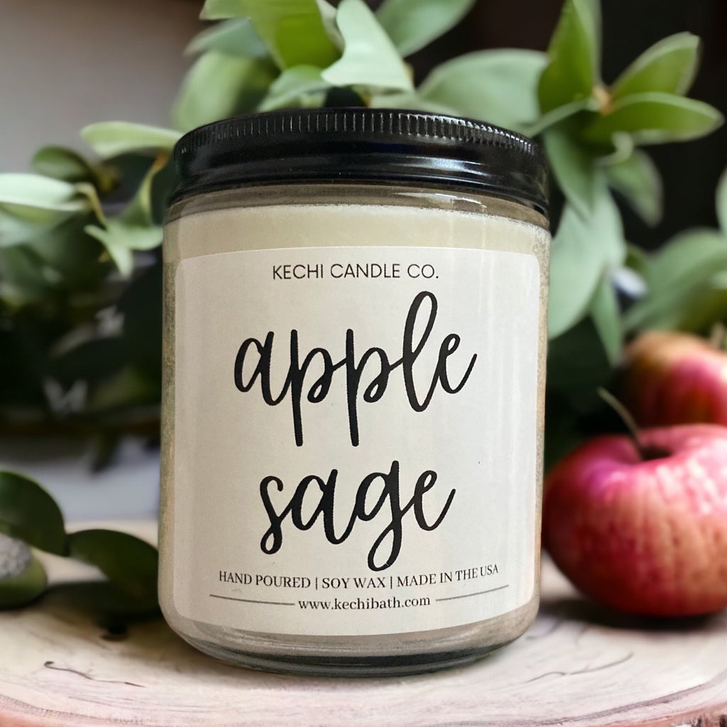 Apple Sage | Handpoured Soy Wax Candle