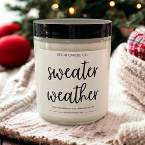 Sweater Weather Candle | Handpoured Soy Wax Candle
