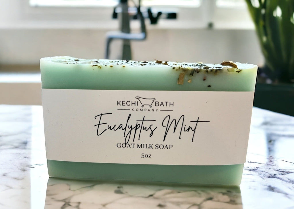 Eucalyptus and Peppermint Essential Oils + Goat Milk | Artisan Soap