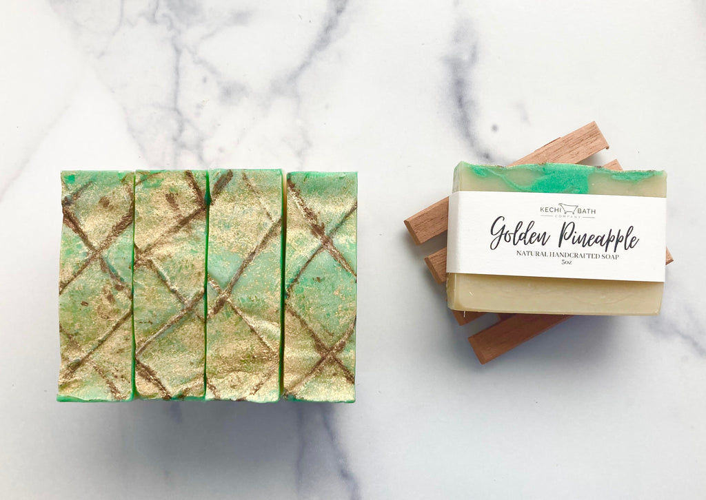 Golden Pineapple Soap | Artisan Soap